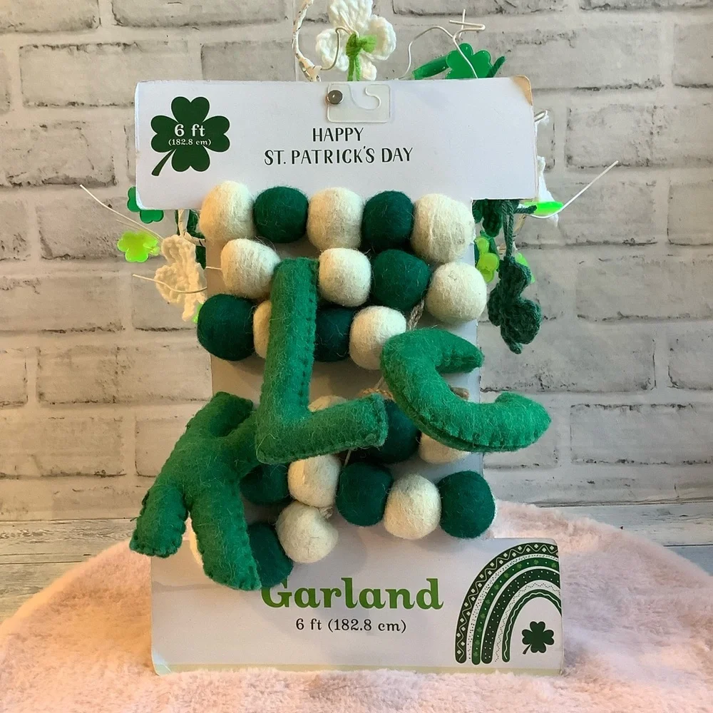 Happy St. Patrick’s Day Lucky Felt Garland